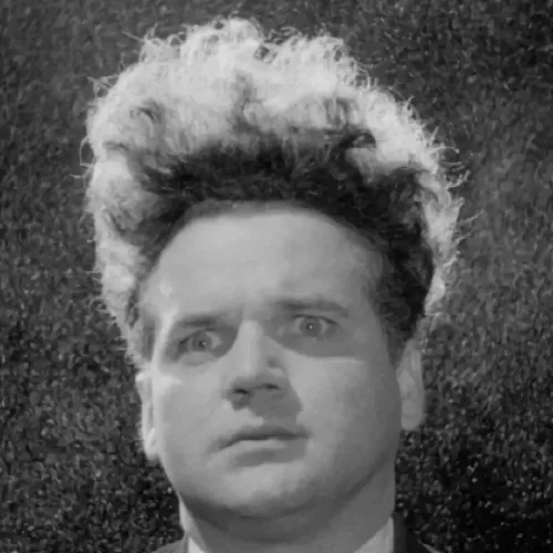 A close-up photo of Benny Mayer, a young man